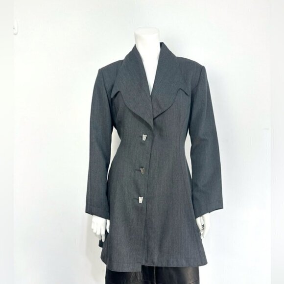 Marie Saint Pierre Fit and Flare Wool Blazer Sz 1 ( US Small)